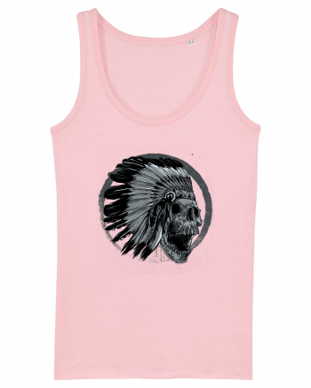 Indian Skull Cotton Pink