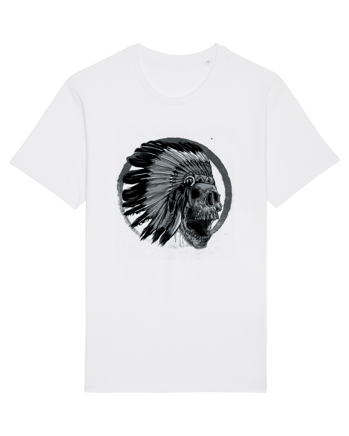 Tricou mânecă scurtă Unisex Rocker White