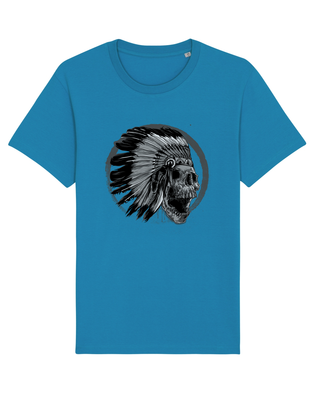 Tricou mânecă scurtă Unisex Rocker Azur
