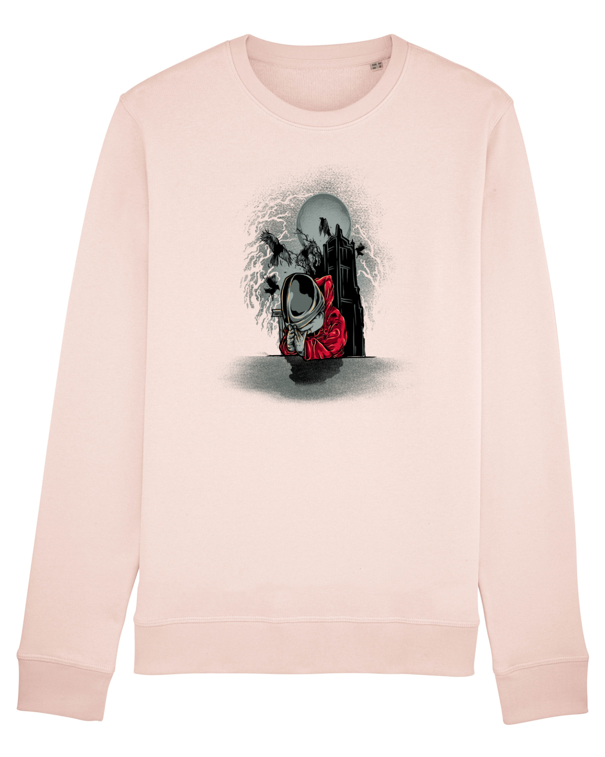 Bluză mânecă lungă Unisex Rise Candy Pink