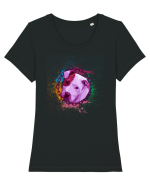 Pitbull Paint Tricou mânecă scurtă guler larg fitted Damă Expresser