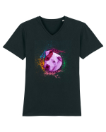 Pitbull Paint Tricou mânecă scurtă guler V Bărbat Presenter