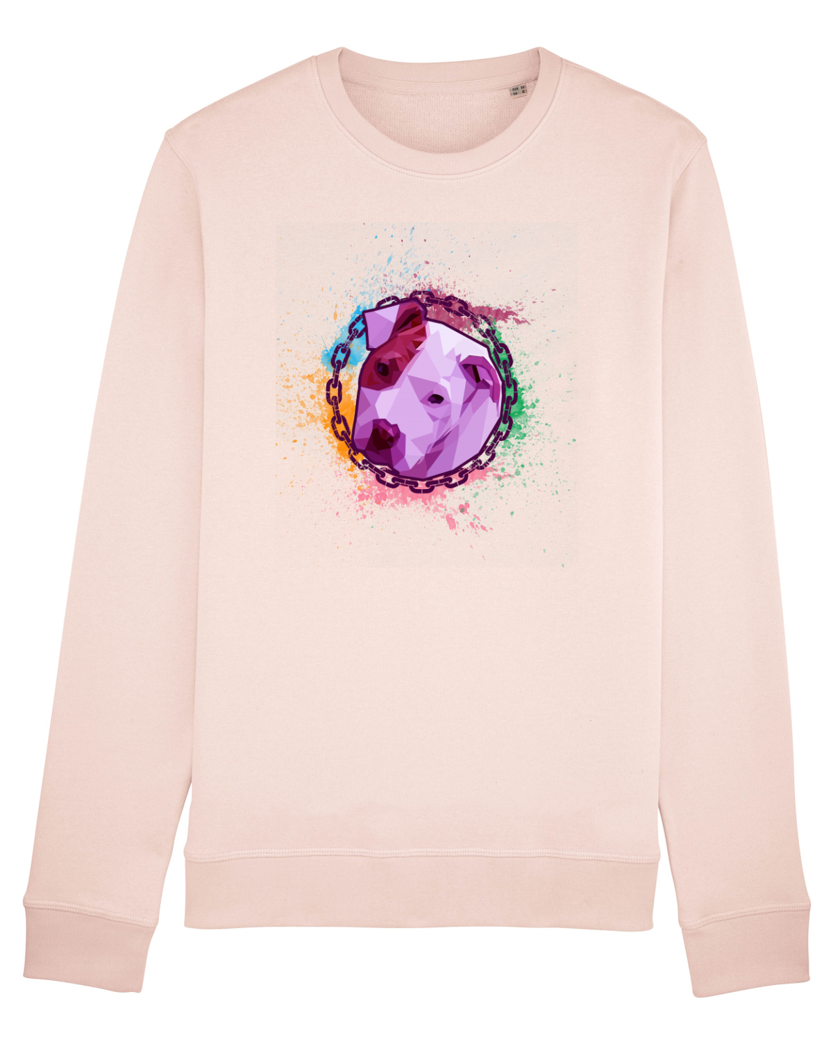 Bluză mânecă lungă Unisex Rise Candy Pink