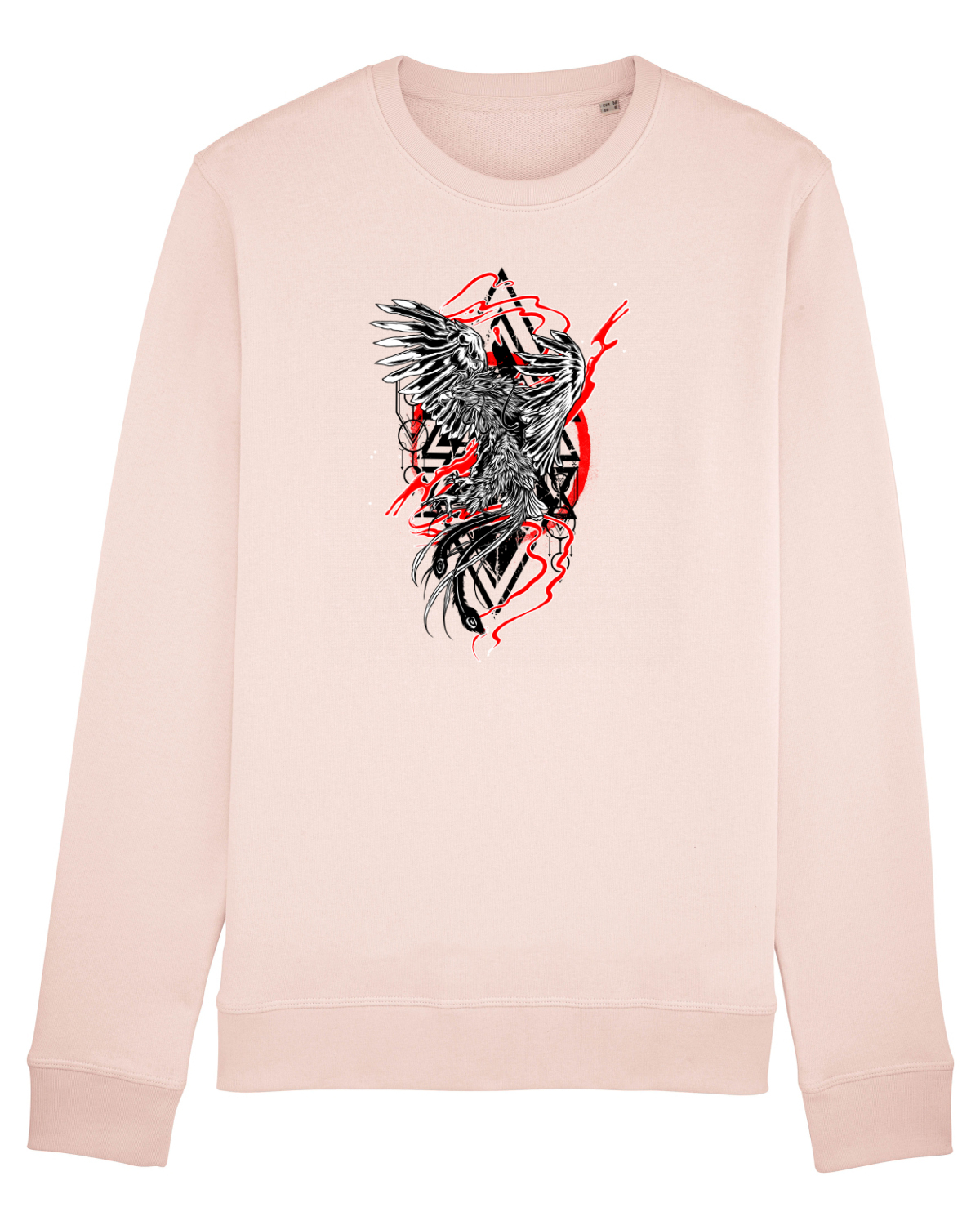 Bluză mânecă lungă Unisex Rise Candy Pink