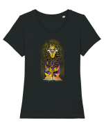 Pharaoh Tricou mânecă scurtă guler larg fitted Damă Expresser