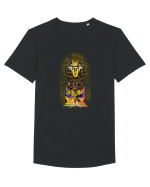 Pharaoh Tricou mânecă scurtă guler larg Bărbat Skater