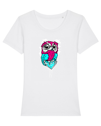 Diamond Owl White
