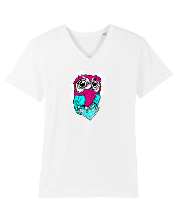 Diamond Owl White