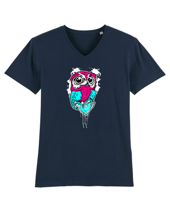 Diamond Owl French Navy