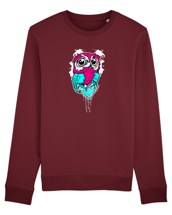 Diamond Owl Burgundy