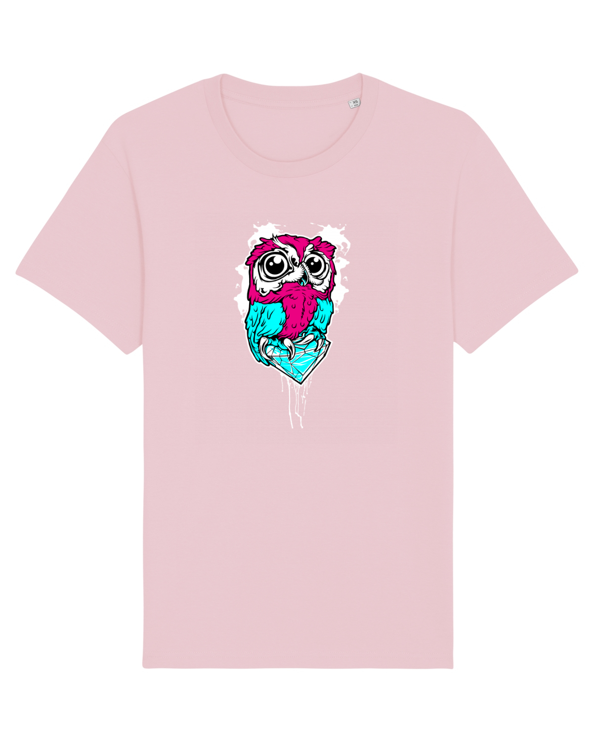 Tricou mânecă scurtă Unisex Rocker Cotton Pink