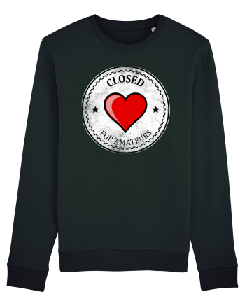 closed heart Black