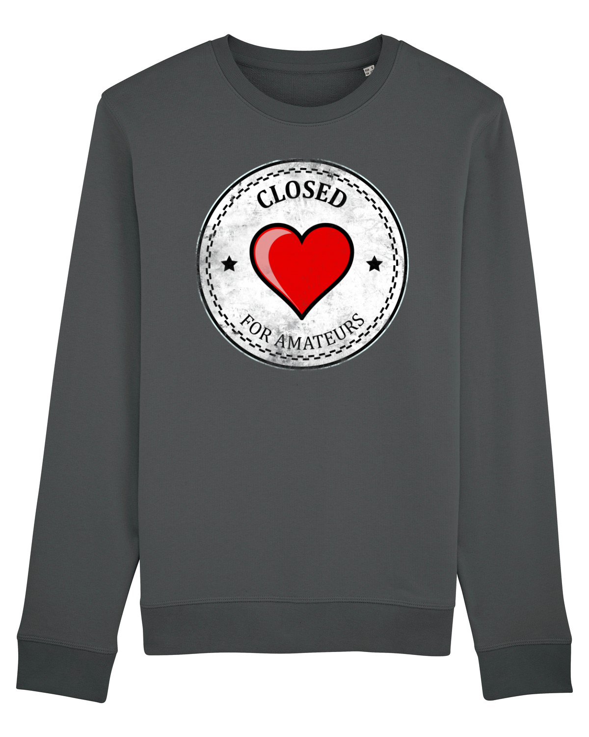 Bluză mânecă lungă Unisex Rise Anthracite