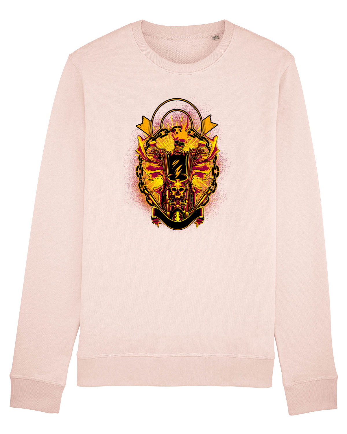 Bluză mânecă lungă Unisex Rise Candy Pink