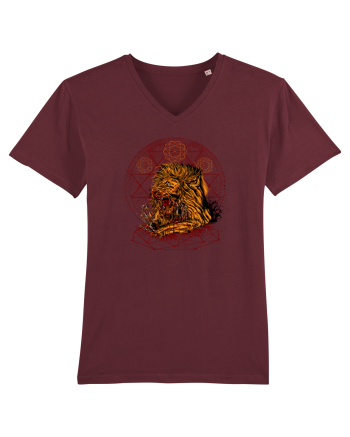 Lion Feast Burgundy