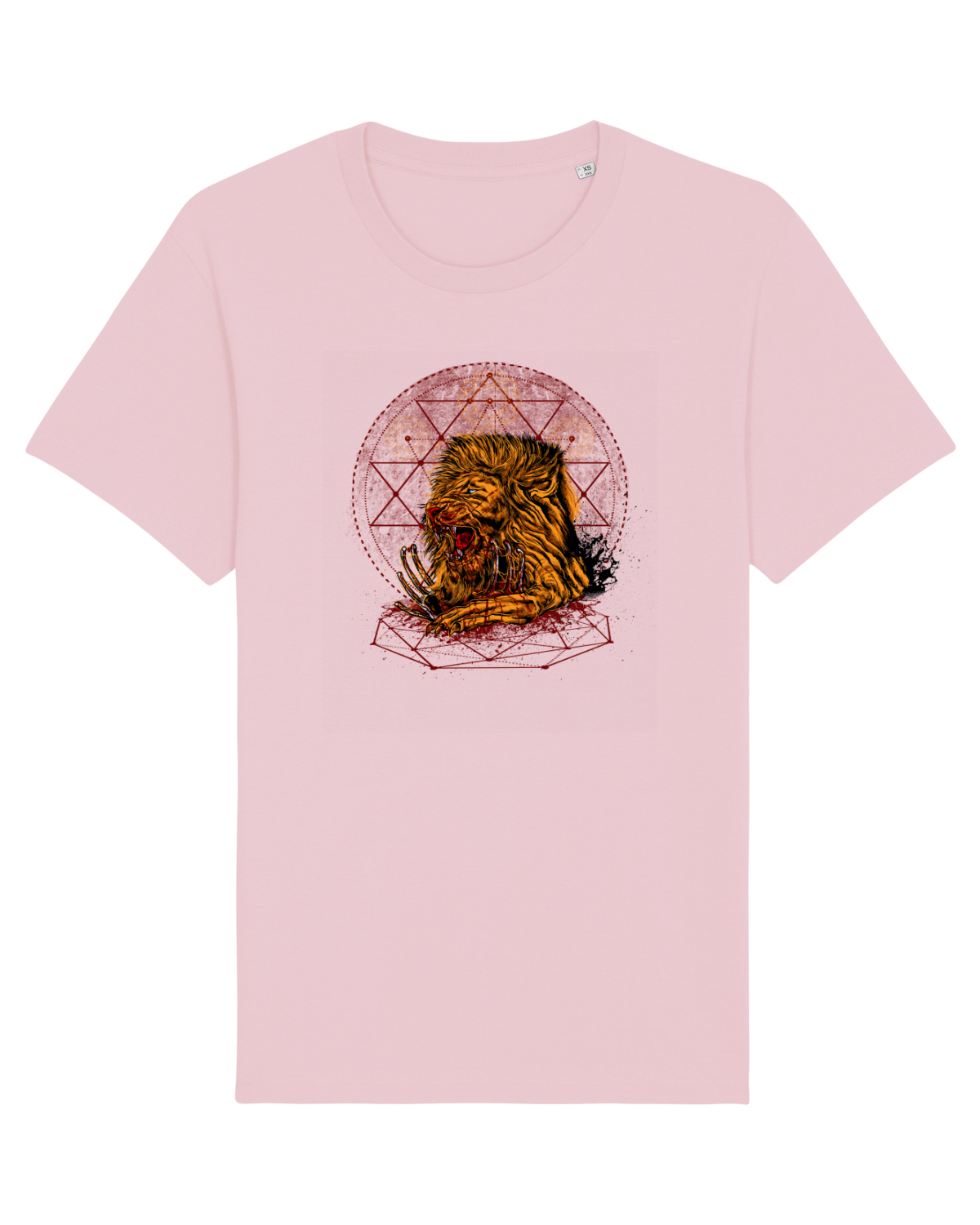 Tricou mânecă scurtă Unisex Rocker Cotton Pink