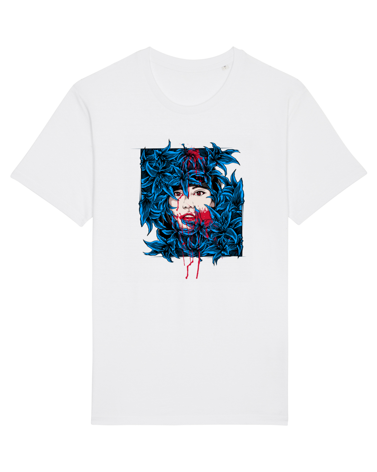 Tricou mânecă scurtă Unisex Rocker White