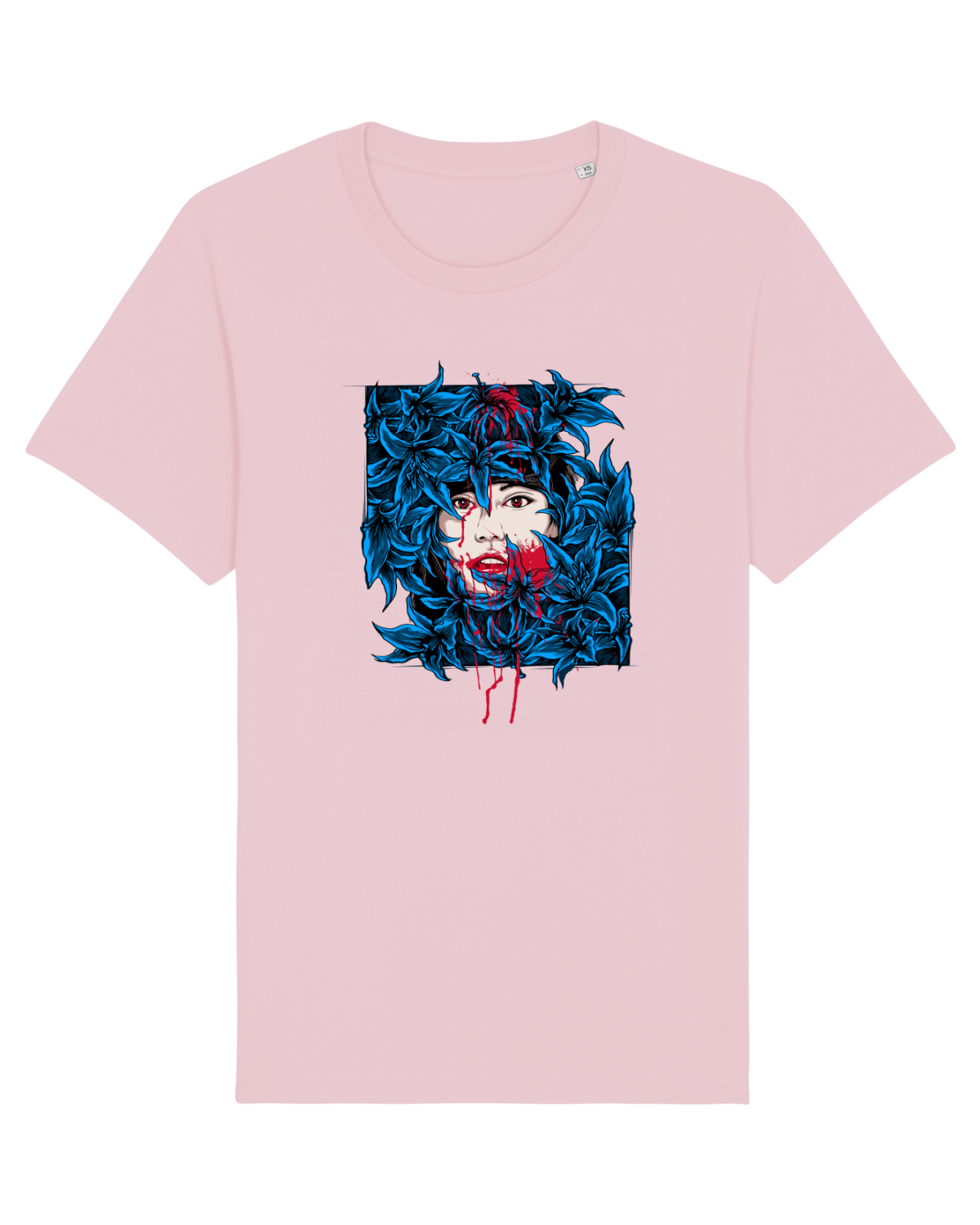 Tricou mânecă scurtă Unisex Rocker Cotton Pink
