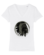 The Chief Tricou mânecă scurtă guler V Damă Evoker