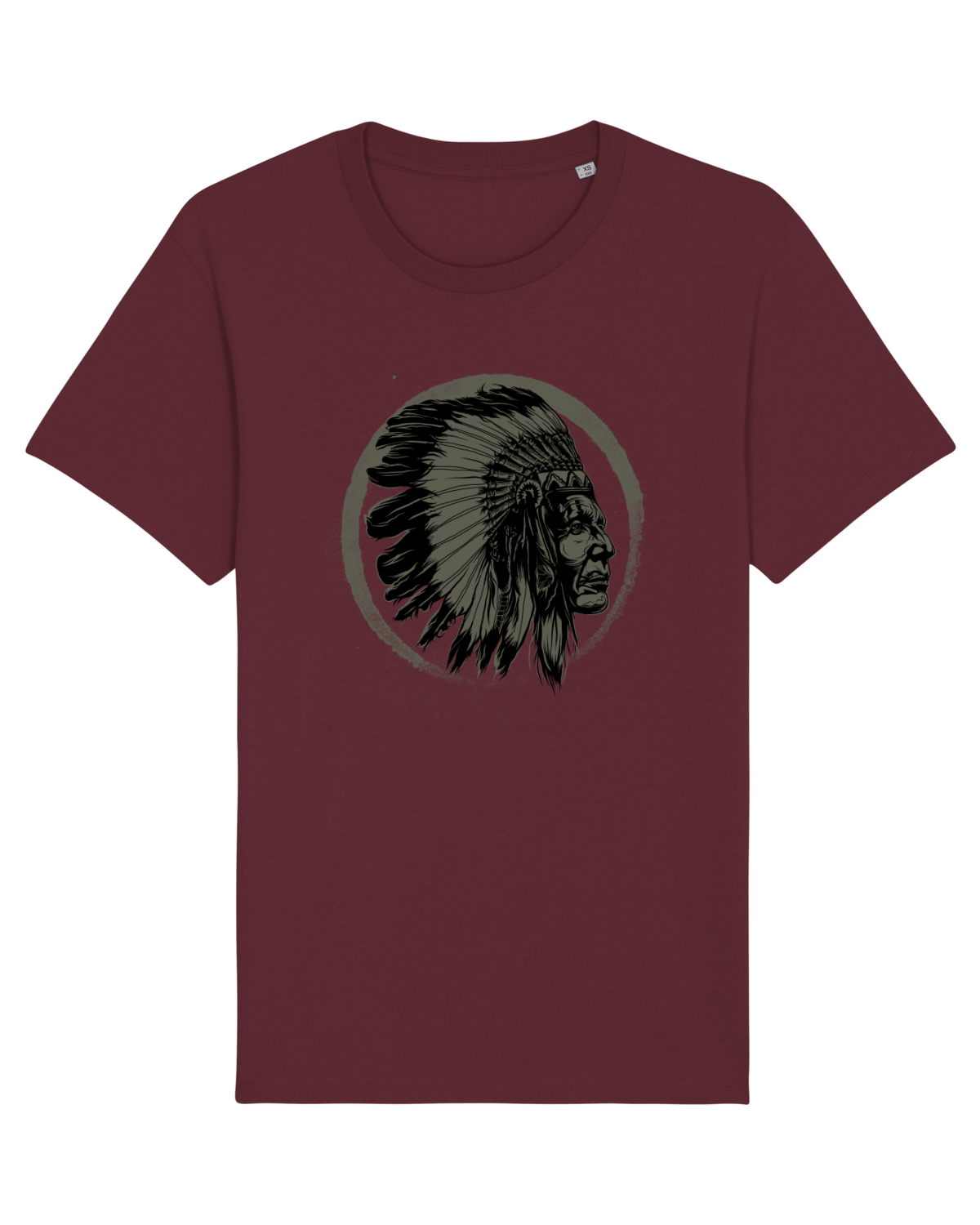 Tricou mânecă scurtă Unisex Rocker Burgundy