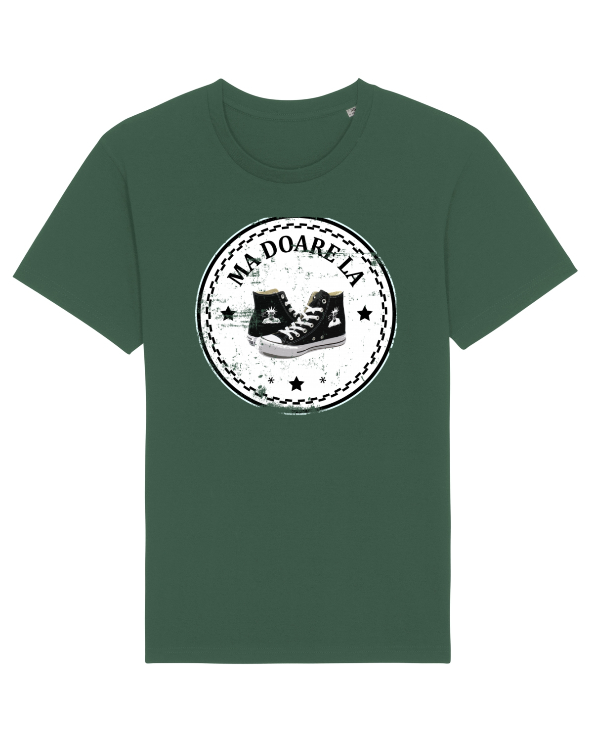 Tricou mânecă scurtă Unisex Rocker Bottle Green
