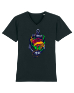 Sailor Heart Tricou mânecă scurtă guler V Bărbat Presenter