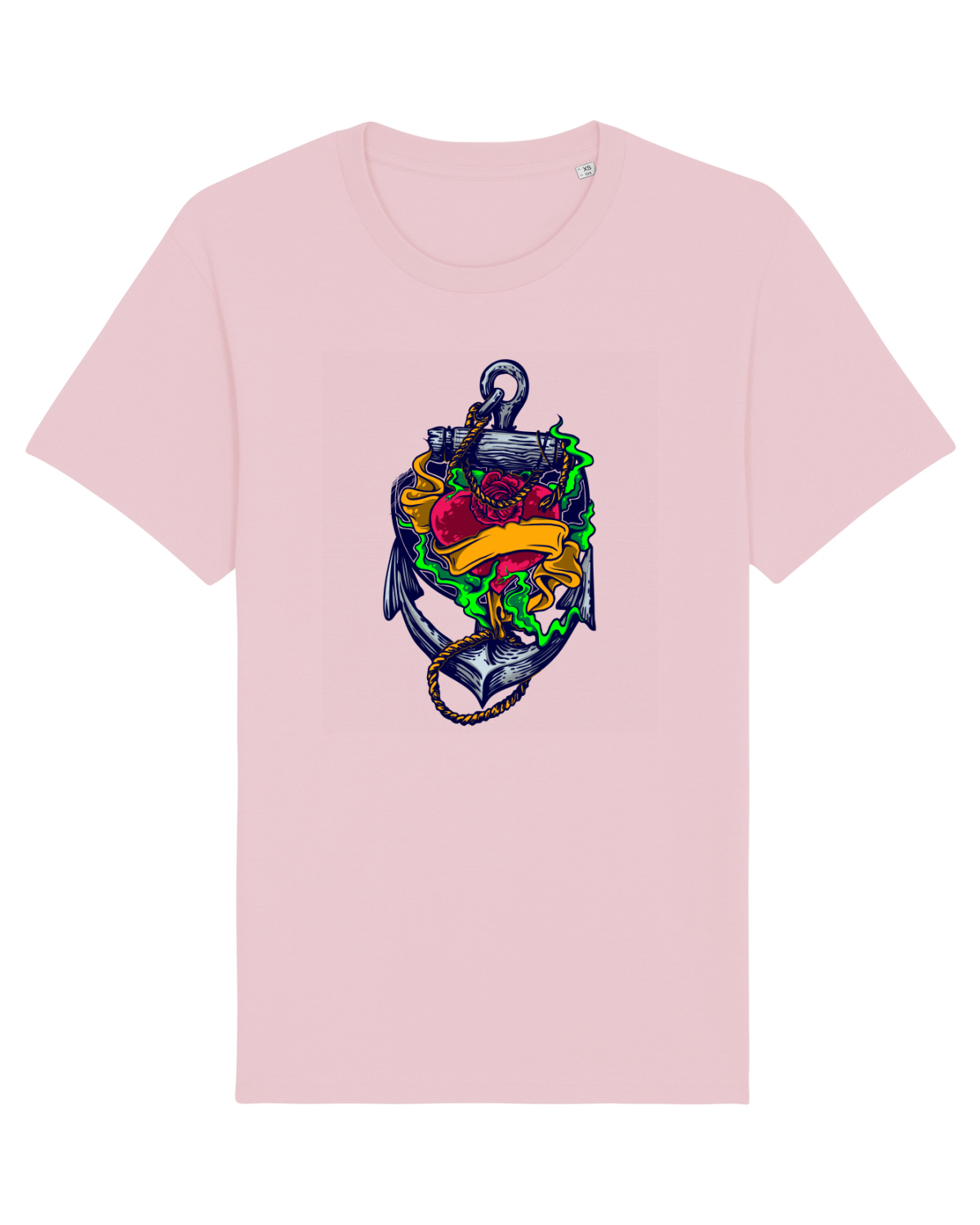 Tricou mânecă scurtă Unisex Rocker Cotton Pink