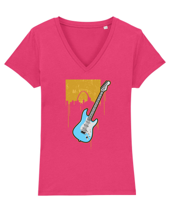 Graffiti Guitar Raspberry