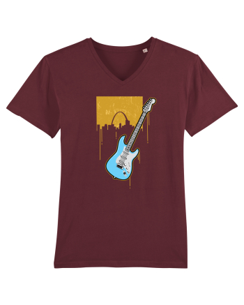 Graffiti Guitar Burgundy