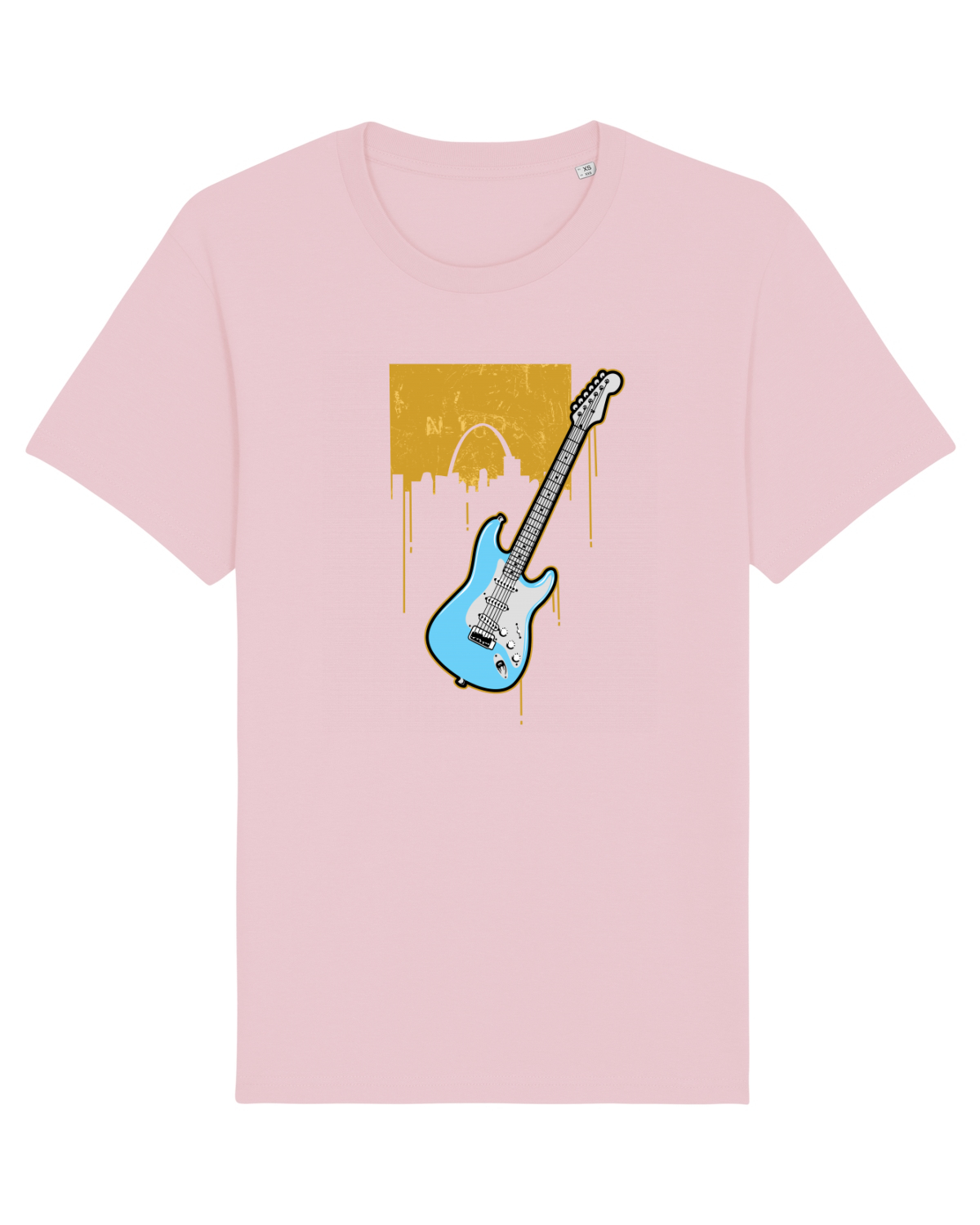 Tricou mânecă scurtă Unisex Rocker Cotton Pink