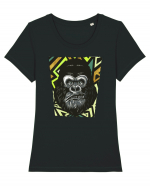 Badass Gorilla Tricou mânecă scurtă guler larg fitted Damă Expresser