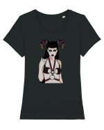 Aries girl  Tricou mânecă scurtă guler larg fitted Damă Expresser