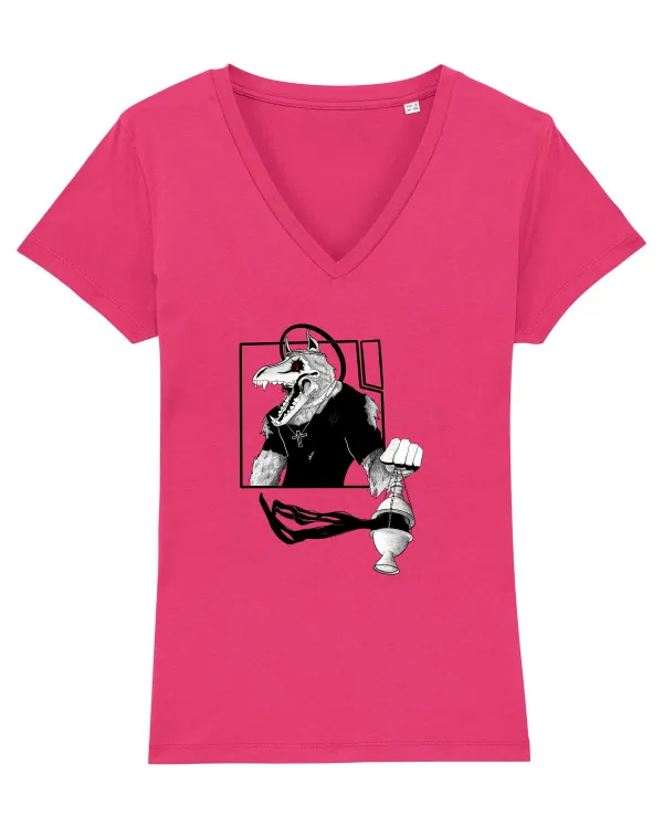 Preot Varcolac Tricou mânecă scurtă guler V Damă Evoker