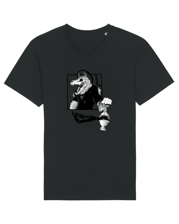 Tricou mânecă scurtă Unisex Rocker Black