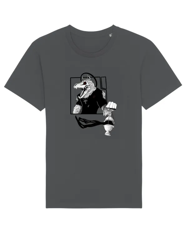 Tricou mânecă scurtă Unisex Rocker Anthracite