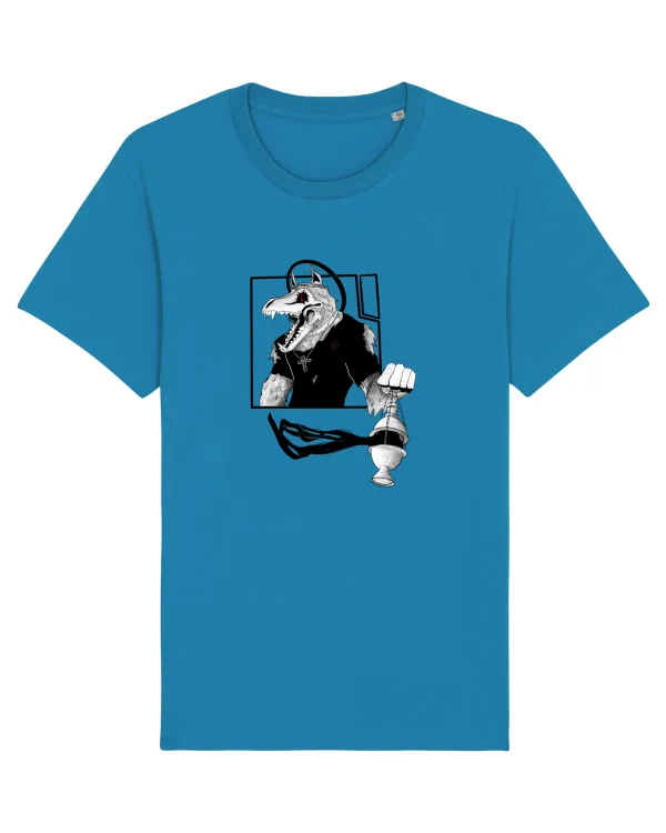 Tricou mânecă scurtă Unisex Rocker Azur