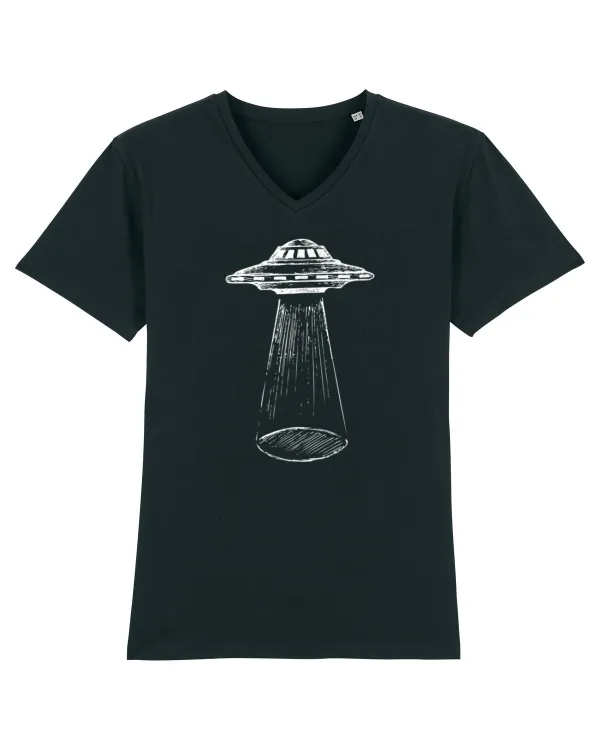 Alien Abduction Flying Saucer Black