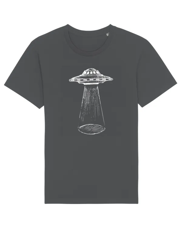 Alien Abduction Flying Saucer Anthracite