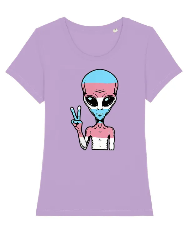 Alien Pride LGBT Support Lavender Dawn
