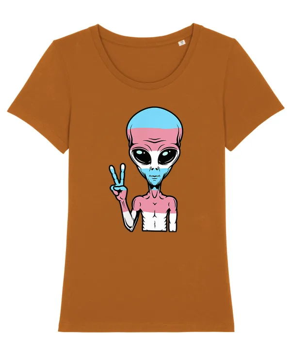 Alien Pride LGBT Support Roasted Orange
