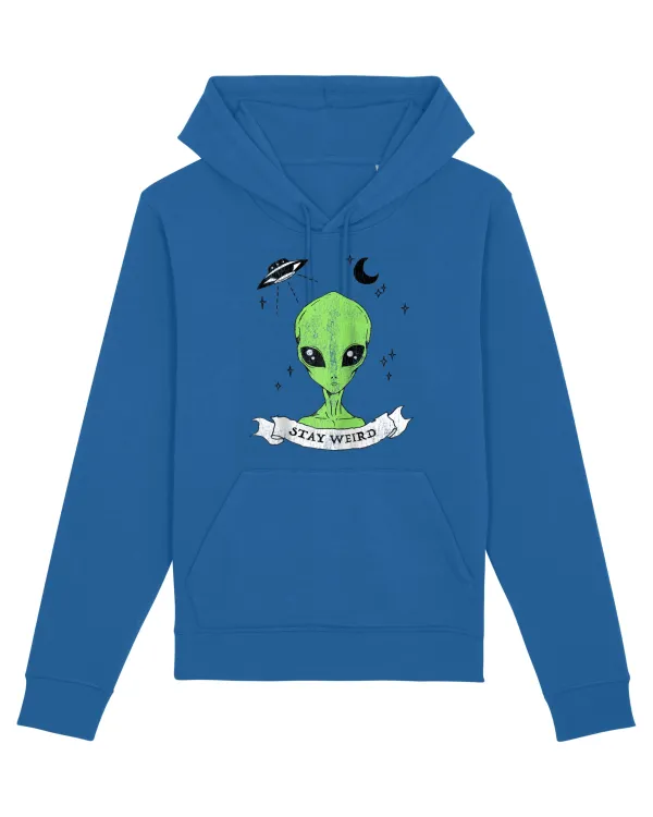 Alien Stay Weird Royal Blue