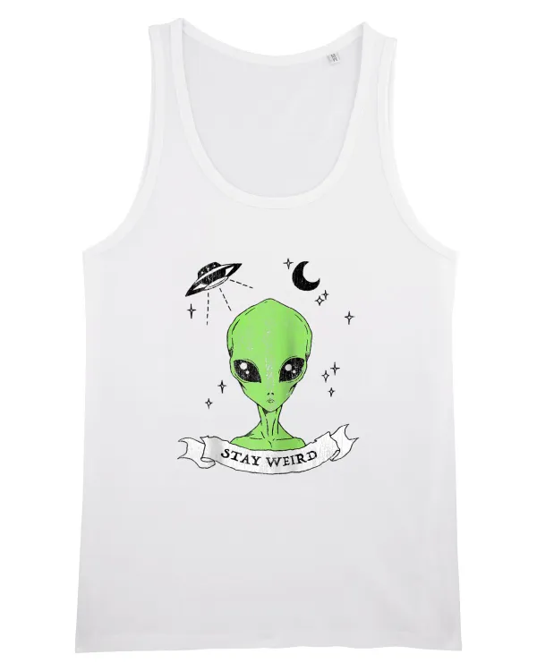 Alien Stay Weird White