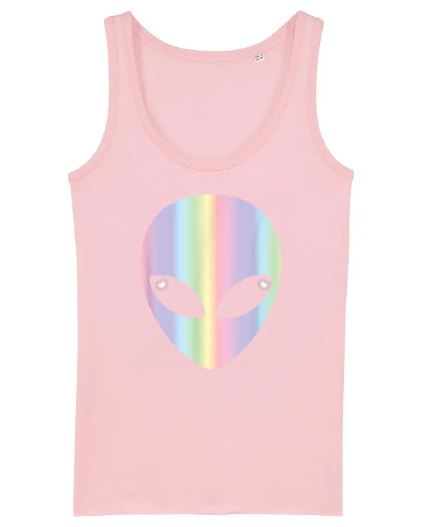 Colourful Alien Head Cotton Pink