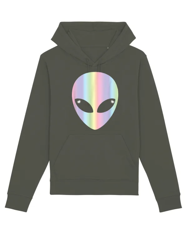 Colourful Alien Head Khaki