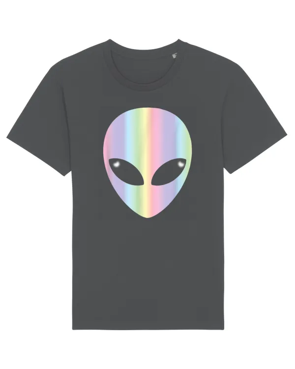 Colourful Alien Head Anthracite