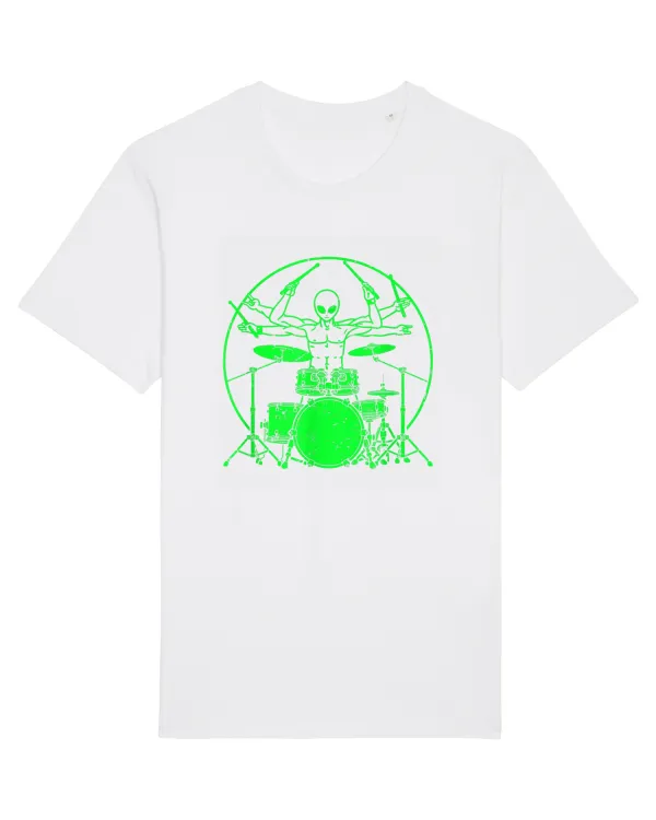 Tricou mânecă scurtă Unisex Rocker White