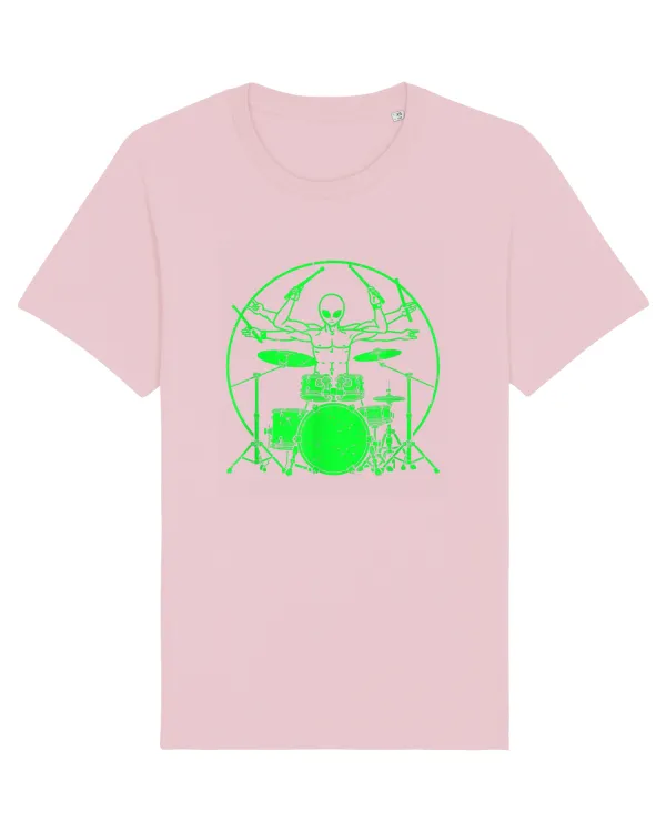 Tricou mânecă scurtă Unisex Rocker Cotton Pink