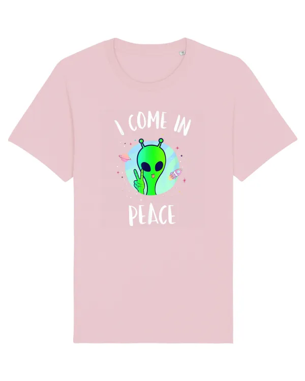 Tricou mânecă scurtă Unisex Rocker Cotton Pink