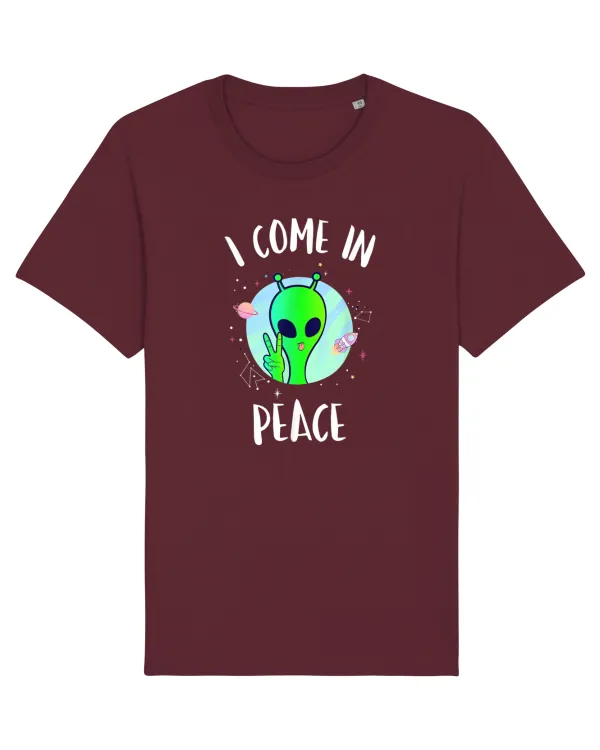 Tricou mânecă scurtă Unisex Rocker Burgundy