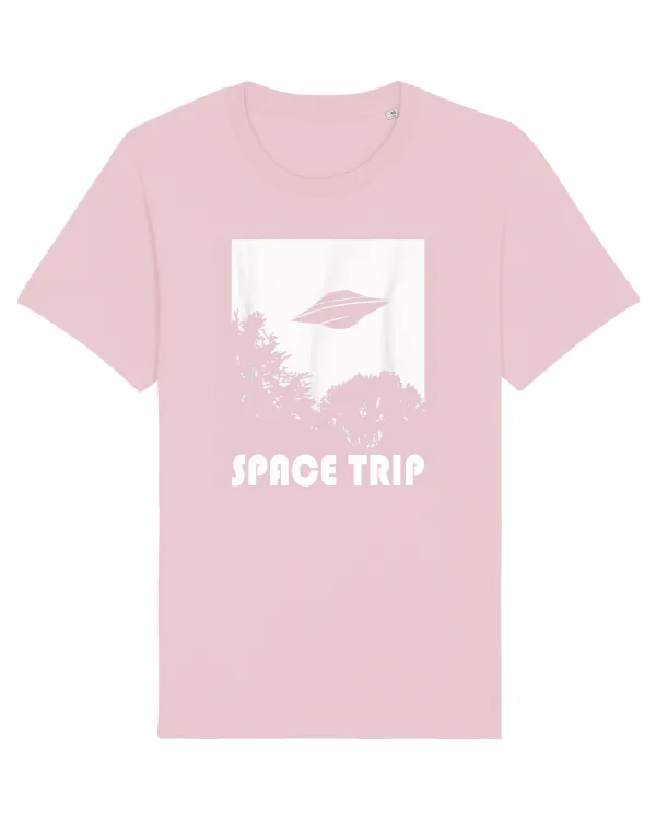 UFO Space Trip Cotton Pink